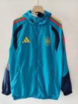 Spain Windbreaker Blue 1:1 Quality Soccer Jersey  26-27 (2026)