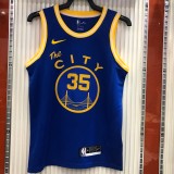 Golden State Warriors Blue Tram City Edition #35 DURANT 1:1 Quality NBA Season Jerseys 2021