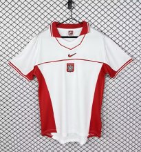 Retro poland Home Fans 1:1 Quality Soccer Jersey  1997