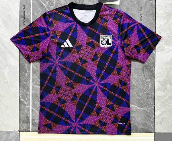 Olympique Lyonnais（OL） training Fans 1:1 Quality Soccer Jersey  25-26