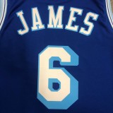 Retro Los Angeles Lakers Blue #6 JAMES 1:1 Quality NBA Season Jerseys 2021