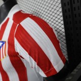 Atletico Madrid  home Player  1:1 Quality Soccer Jersey   25-26