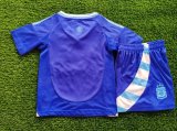 Argentina away Kids 24-25 （With Gold Patch）