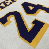 Los Angeles Lakers 75 Year  White Kobe #24 BRYANT 1:1 Quality NBA Season Jerseys 2022