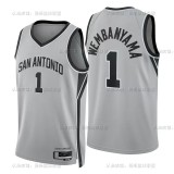 San Antonio Spurs City Edition #1 WEMBANYAMA  NBA Jerseys  2025-2026