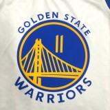 Golden State Warriors White V-Neck #11 THOMPSON 1:1 Quality NBA Season Jerseys  75 Year