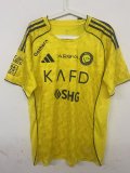 Al-Nassr FC  home  Fans 1:1 Quality Soccer Jersey    25-26