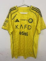 Al-Nassr FC  home  Fans 1:1 Quality Soccer Jersey    25-26