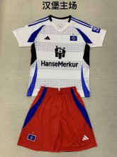 Hamburger SV  home  kids 1:1 Quality Soccer Jersey   24-25