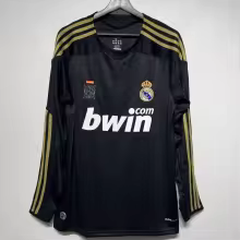 Retro Real Madrid long Away 1:1 Quality Soccer Jersey    2009-2010