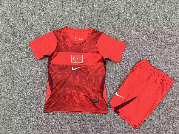 Turkey Away Kids  Fans 1:1 Quality Soccer Jersey   26-27 (2026)