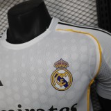 Real Madrid  Home  Player  1:1 Quality Soccer Jersey   25-26