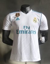 Retro Real Madrid Home Player  1:1 Quality Soccer Jersey  2017-2018