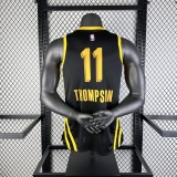 Golden State Warriors BLACK City Edition #11 THOMPSON 1:1 Quality NBA Season Jerseys 2024