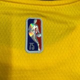 Los Angeles Lakers 75 Year YELLOW #117 MASTER CHIEF 1:1 Quality NBA Season Jerseys