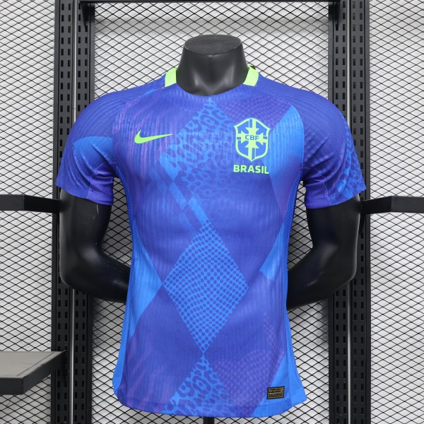 Brazil away  player 1:1 Quality Soccer Jersey  25-26