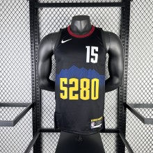 Denver Nuggets Black City Edition  #15 JOKIC 1:1 Quality NBA  Season Jerseys 2024