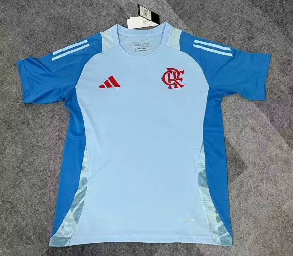 Flamenco blue Training clothing Fans  1:1 Quality Soccer Jersey   25-26