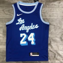 Los Angeles Lakers Retro  Kobe #24 BRYANT  Blue 1:1 Quality NBA Season Jerseys  2021