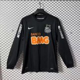 Retro Santo Away Long black  1:1 Quality Soccer Jersey  2012-2013