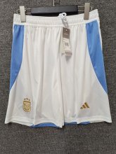 Argentina home shorts pants 1:1 Quality Soccer Jersey  24-25