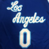 Los Angeles Lakers Blue Latin Night #0 WESTBROOK 1:1 Quality NBA Season Jerseys