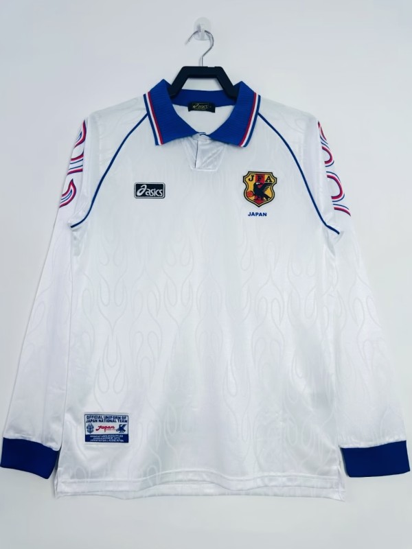 Retro Japan long Away fans 1:1 Quality Soccer Jersey  1998