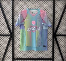 Barcelona Pink KAROLG Special Edition Fans  1:1 Quality Soccer Jersey 25-26  (广告版)
