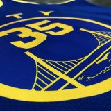 Golden State Warriors Blue Tram City Edition #35 DURANT 1:1 Quality NBA Season Jerseys 2021