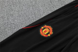 Manchester United Training  Tracksuit   Black Red(Kids And Man )  1:1  25-26