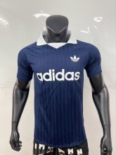 Adidas Clover Oasis  POLO  T-shirt  Blue 1:1 Quality Soccer Jersey  25-26