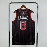 Chicago Bulls JORDAN Black  #8 LAVINE 1:1 Quality NBA Jerseys  2026