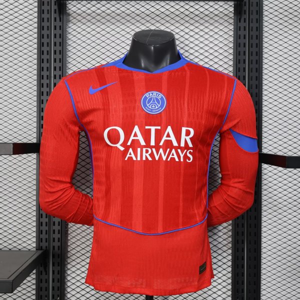 PSG Paris Third Away Long Player   1:1 Quality Soccer Jersey   25-26