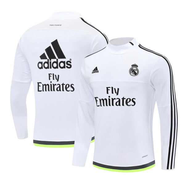 Retro Real Madrid  Training  Tracksuit  White 1:1 2015-2016