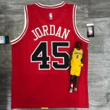 Chicago Bulls Red #45 JORDAN 1:1 Quality NBA  Season Jerseys