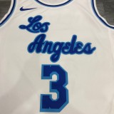 Los Angeles Lakers White Latin Night #3 DAVIS round neck  NBA Jerseys