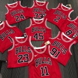 Chicago Bulls Red #11 DEROZAN 1:1 Quality NBA  Season Jerseys  75 Year