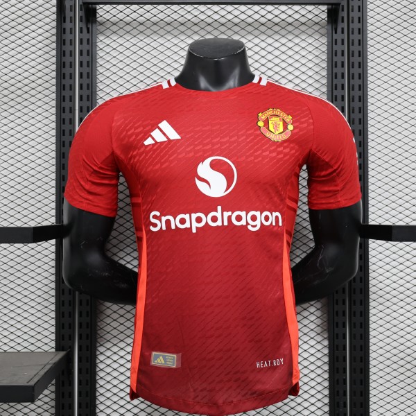 Manchester United  home Player 1:1 Quality Soccer Jersey  24-25