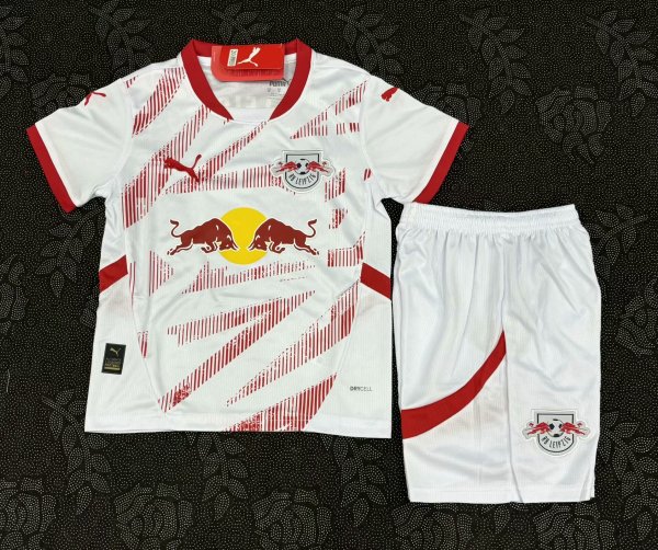 RB Leipzig  Home kids 1:1 Quality Soccer Jersey   24-25