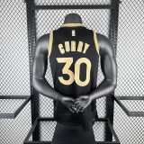 Golden State Warriors BLACK Honor Edition #30 GREEN  1:1 Quality NBA Season Jerseys 2024