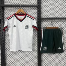 Mexico Away  Kids   1:1 Quality Soccer Jersey 26-27 (2026)