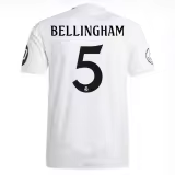 Real Madrid  Home Copa del Rey champion final version  Player  1:1 Quality Soccer Jersey  24-25