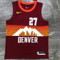Denver Nuggets City Edition Red #27 MIURRAY 1:1 Quality NBA  Season Jerseys 2021