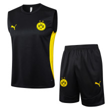 Dortmund  vest black    training  fans  1:1 Quality Soccer Jersey  24-25