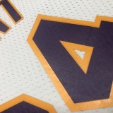 Los Angeles Lakers Kobe #24 BRYANT Mitchell & Ness 2009-10 White Hardwood Classics Swingman NBA Jerseys