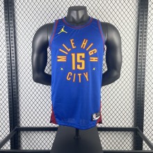 Denver Nuggets Blue #15 JOKIC 1:1 Quality NBA  Season Jerseys 2023