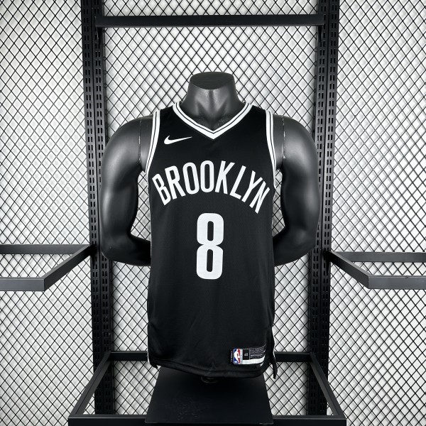 Brooklyn Nets  Black #8 CUI 1:1 Quality NBA  Season Jerseys 2023