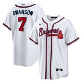 MLB atlanta braves  fans white  baseball  Jerseys  2025