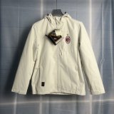 AC  Windbreaker  Interchange Jacket Black  White 1:1 Quality Soccer Jersey  25-26