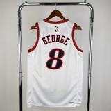 Philadelphia 76ers Retro White #8 GEORGE 1:1 Quality NBA  Season Jerseys 2026